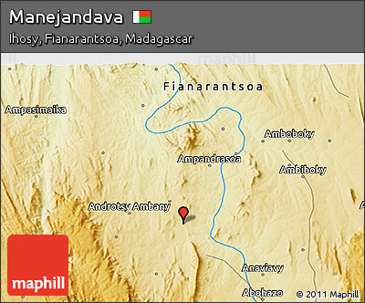 Physical 3D Map of Manejandava