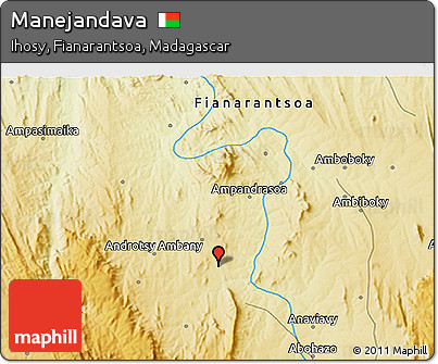 Physical 3D Map of Manejandava