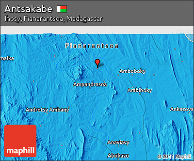 Political 3D Map of Antsakabe