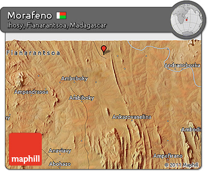 Satellite 3D Map of Morafeno
