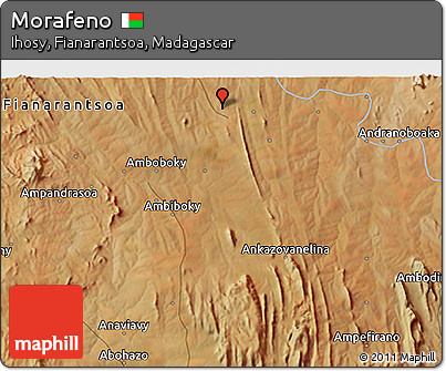 Satellite 3D Map of Morafeno