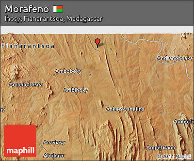 Satellite 3D Map of Morafeno