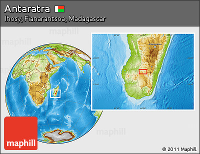 Physical Location Map of Antaratra