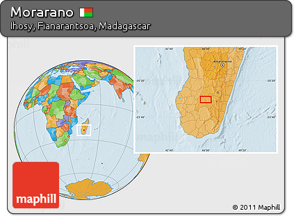 Political Location Map of Morarano