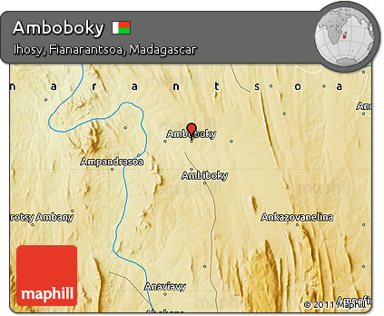 Physical Map of Amboboky