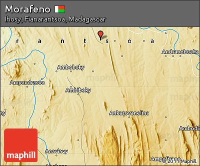 Physical Map of Morafeno
