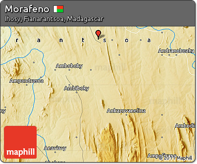Physical Map of Morafeno
