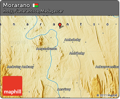 Physical Map of Morarano