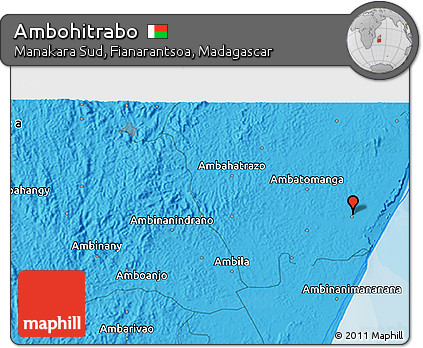 Political 3D Map of Ambohitrabo