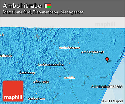 Political 3D Map of Ambohitrabo