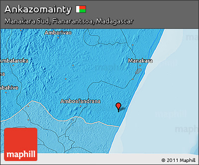 Political 3D Map of Ankazomainty