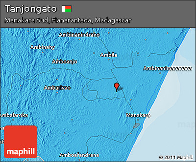 Political 3D Map of Tanjongato