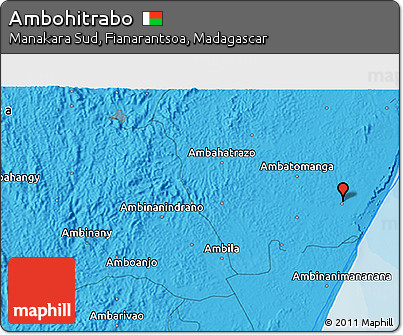 Political 3D Map of Ambohitrabo