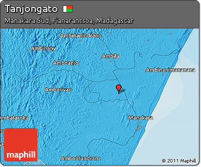 Political 3D Map of Tanjongato