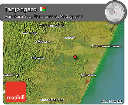 Satellite 3D Map of Tanjongato