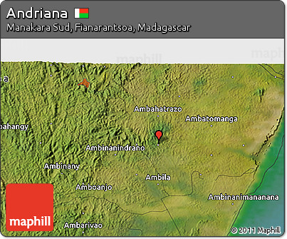 Satellite 3D Map of Andriana