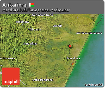 Satellite 3D Map of Ankariera