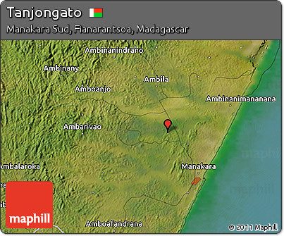 Satellite 3D Map of Tanjongato