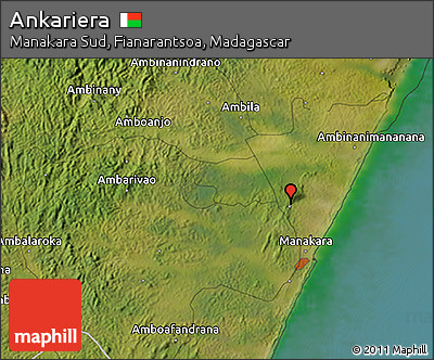 Satellite 3D Map of Ankariera