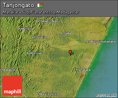 Satellite 3D Map of Tanjongato