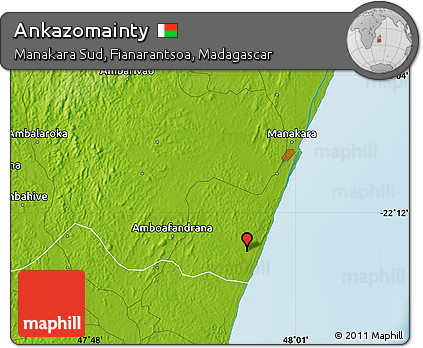 Physical Map of Ankazomainty
