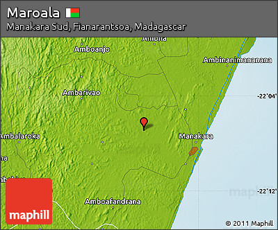 Physical Map of Maroala