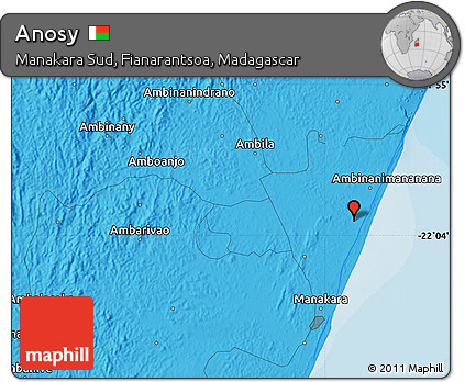 Political Map of Anosy