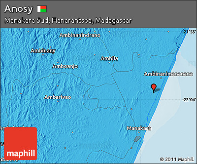 Political Map of Anosy