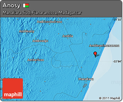 Political Map of Anosy