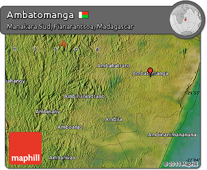 Satellite Map of Ambatomanga