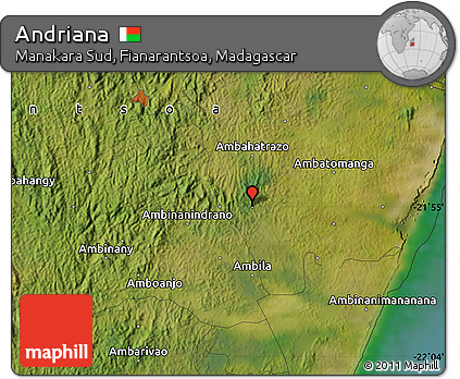 Satellite Map of Andriana