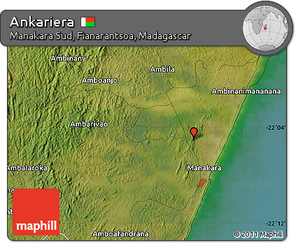 Satellite Map of Ankariera