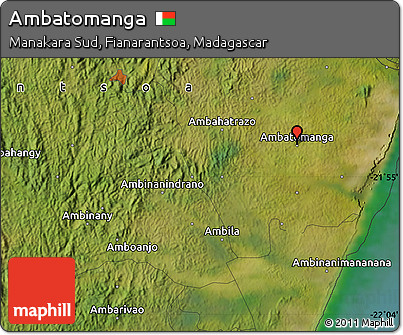 Satellite Map of Ambatomanga