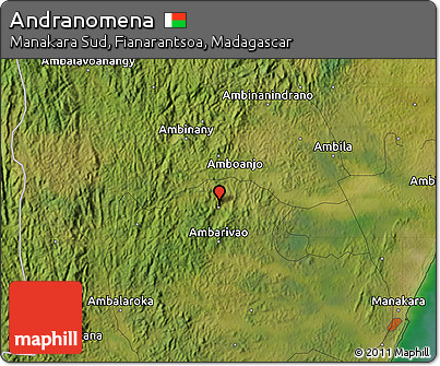Satellite Map of Andranomena