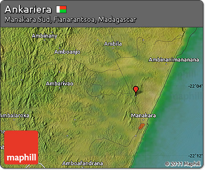 Satellite Map of Ankariera