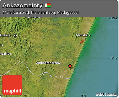 Satellite Map of Ankazomainty