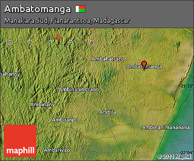 Satellite Map of Ambatomanga
