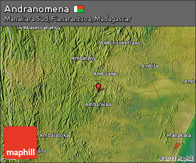 Satellite Map of Andranomena
