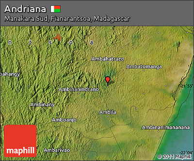 Satellite Map of Andriana