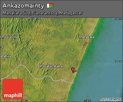 Satellite Map of Ankazomainty