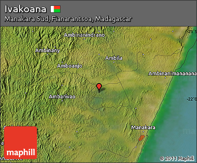 Satellite Map of Ivakoana