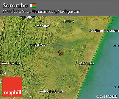 Satellite Map of Sorombo