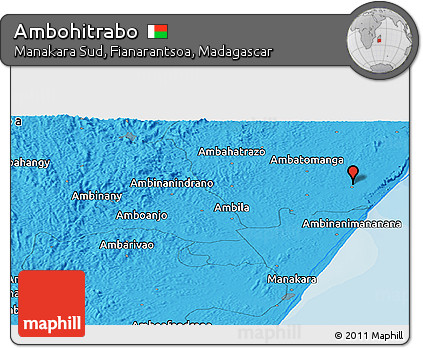 Political Panoramic Map of Ambohitrabo