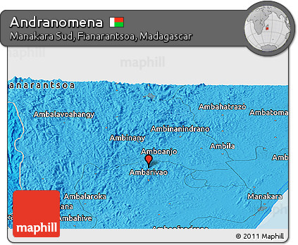 Political Panoramic Map of Andranomena