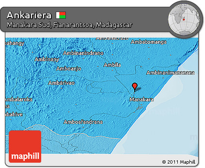 Political Panoramic Map of Ankariera