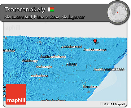 Political Panoramic Map of Tsararanokely