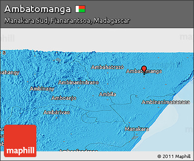 Political Panoramic Map of Ambatomanga