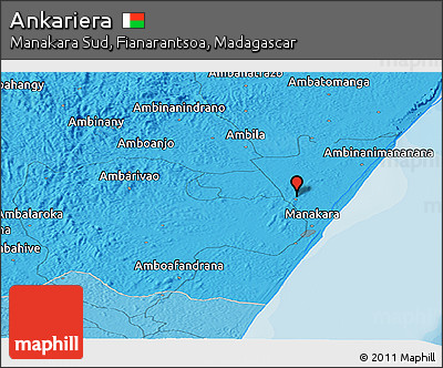 Political Panoramic Map of Ankariera