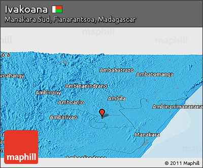 Political Panoramic Map of Ivakoana