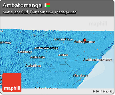 Political Panoramic Map of Ambatomanga